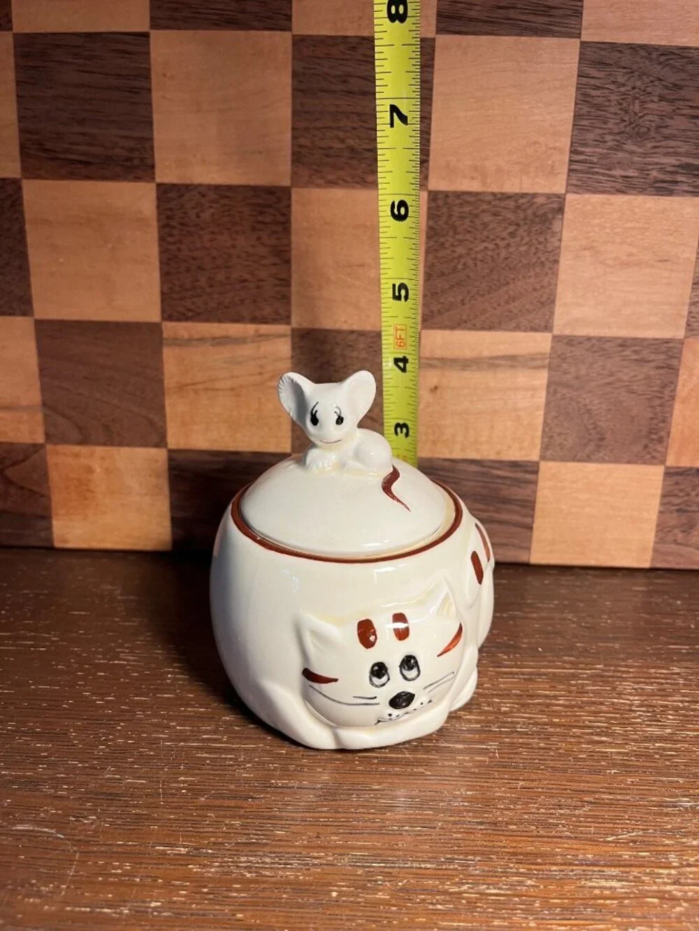 Cat Shaped Honey Sugar Jelly Jar A619